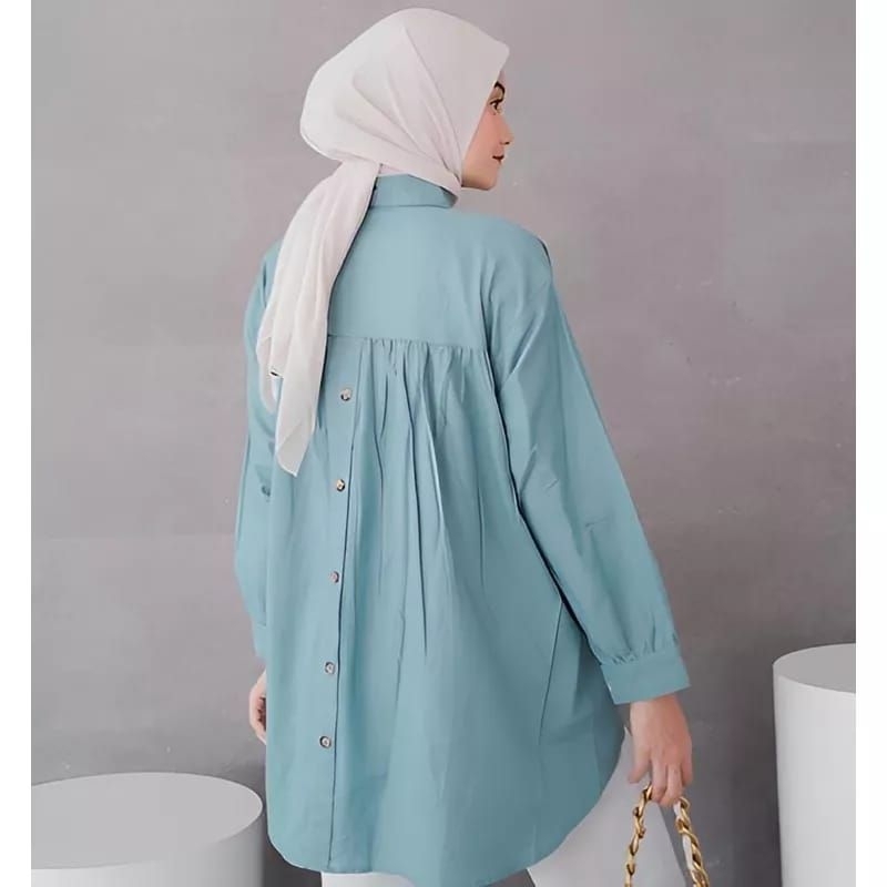 Kadaka T-0485 Kemeja Oversized Linen Premium Wanita main image 0