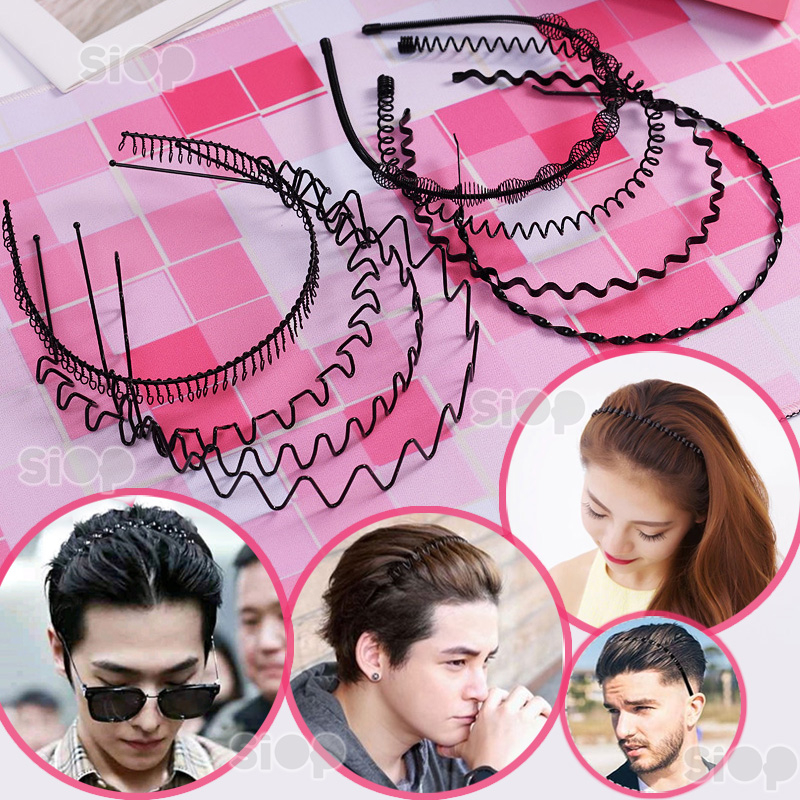 Jual BANDO KAWAT Bentuk Gerigi Hair Styling Pria/Wanita/Anak | Shopee ...