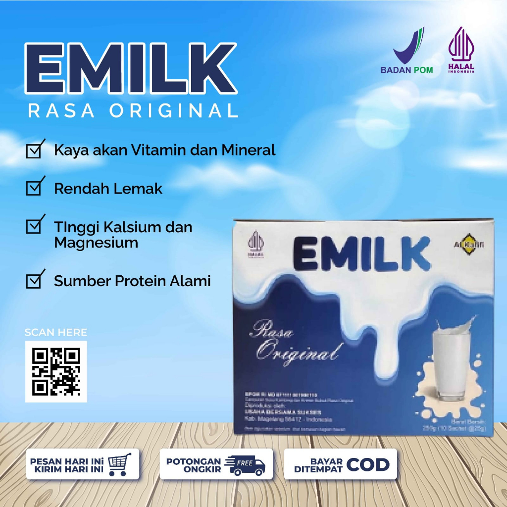 Jual EMILK SUSU KAMBING ETAWA BUBUK KEMASAN ISI 10 SACHET MENJAGA ...