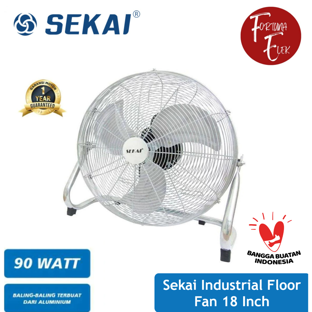 Jual Sekai Industrial Floor Fan Kipas Angin Lantai Tornado Inch Ifl