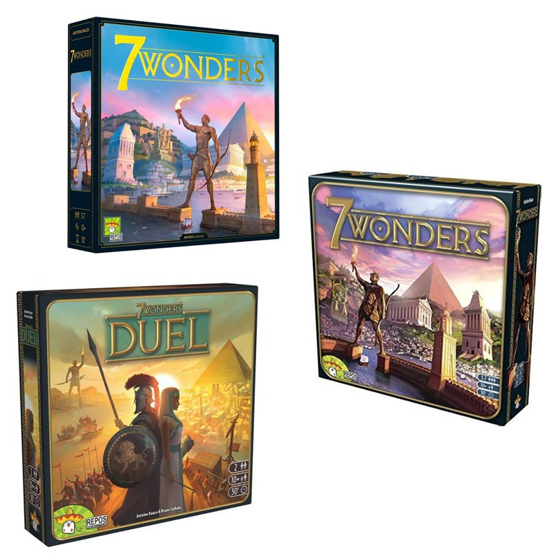 Jual 7 Wonders Board Game New Edition Basic Duel Version Familygames ...