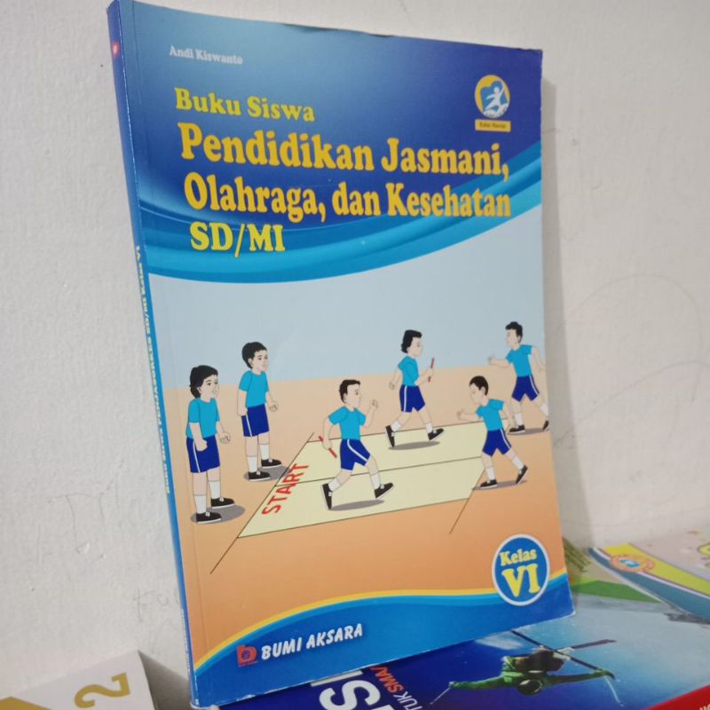 Jual Buku Pendidikan Jasmani Olahraga Dan Kesehatan Penjasorkes Sd Kelas 6 Penerbit Bumi 