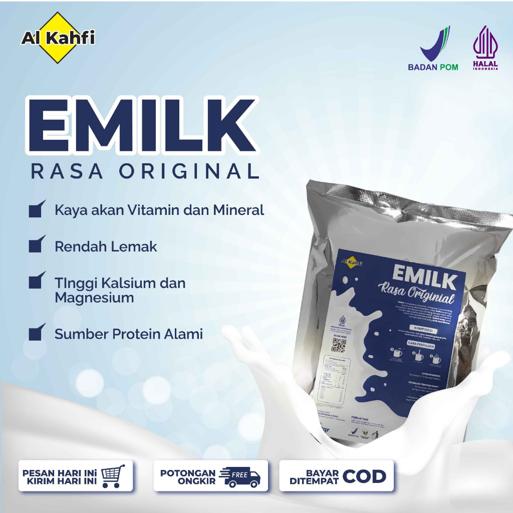 Jual Susu Kambing Etawa Bubuk Emilk 500 Gram Non Sugar Membantu Menjaga ...