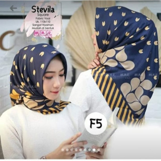 Hijab Quadrilateral Lv White Voal Premium Lasercut!!!