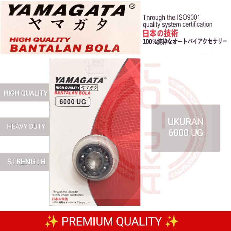 Jual LAHER 6000 UG YAMAGATA bearing WATER PUMP JUPITER MX NMAX Shopee