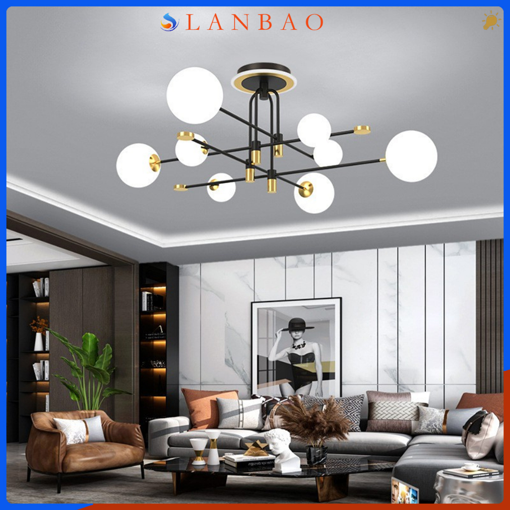 Jual Lampu Ruang Tamu Mewah Lampu Nordic Minimalis Modern Lampu Plafon