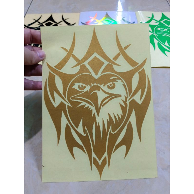 Jual stiker api elang visor eagle cutting sticker sticker laris stock ...