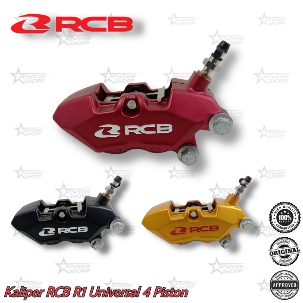 Jual Kaliper RCB tipe R1 4 Piston Depan Axial Universal Original ...