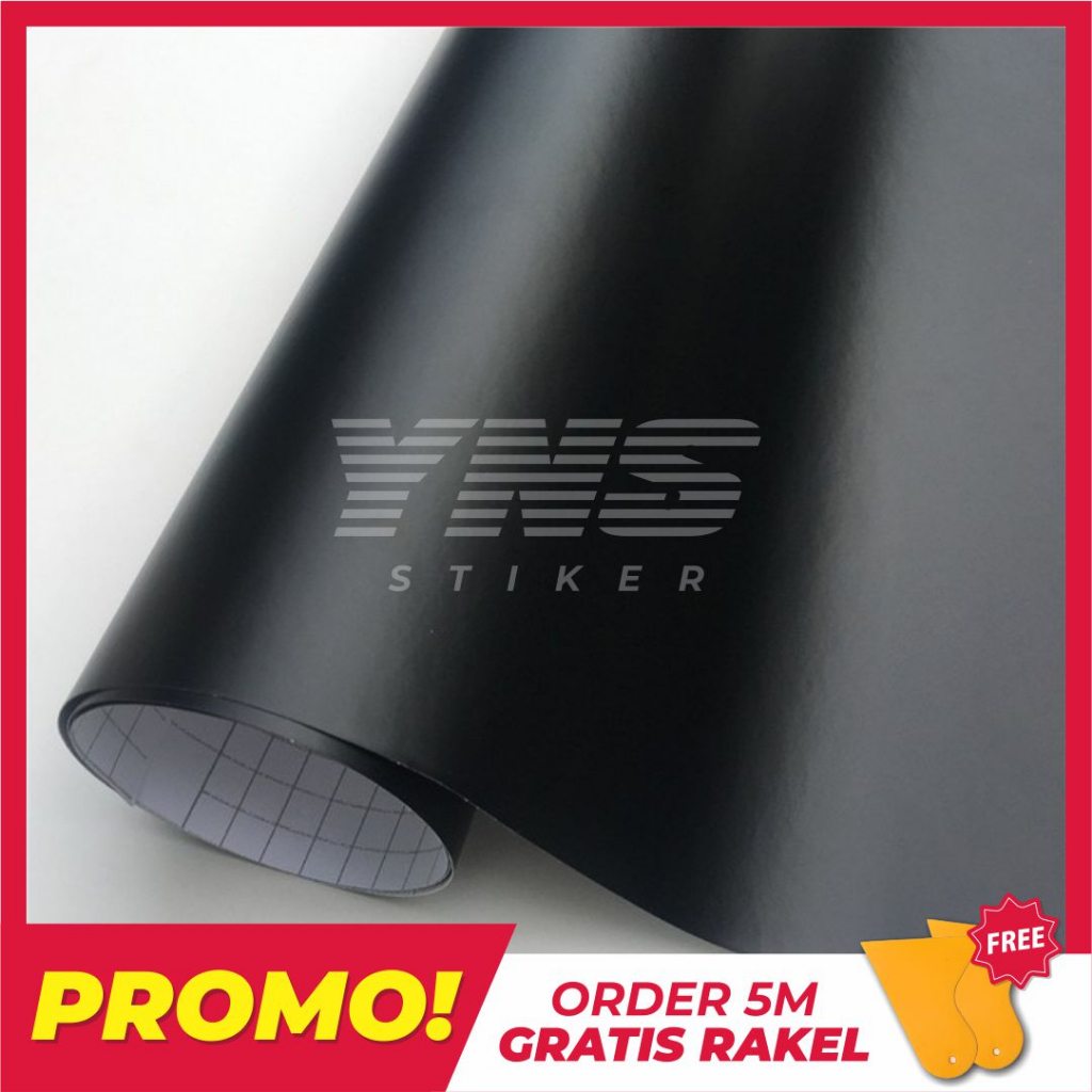 Jual Stiker Warna Hitam Doff/Matte Lebar 122cm | Shopee Indonesia