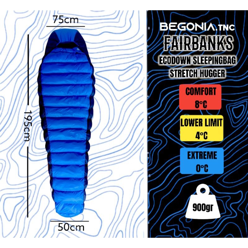 Jual Sleeping Bag Kantung Tidur Fairbanks Ecodown Stretch Hugger ...