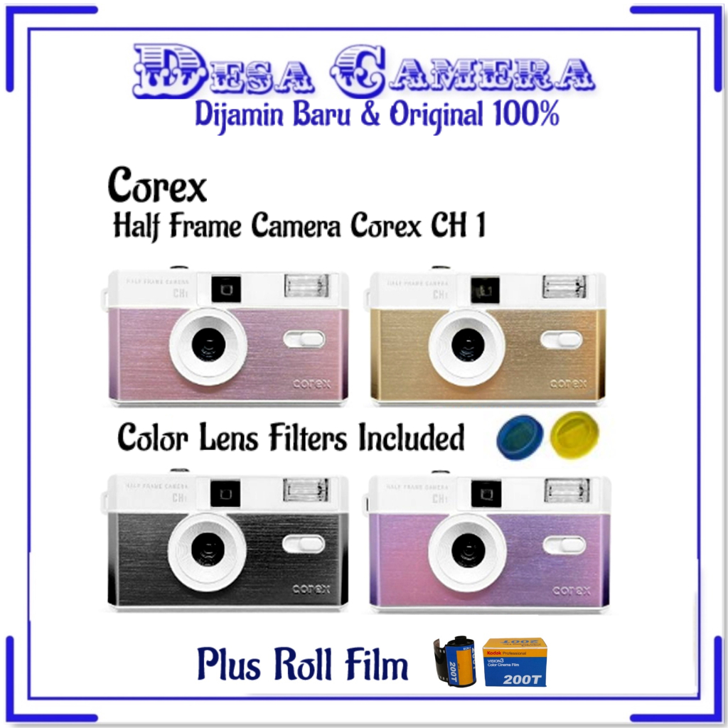 Jual Camera Corex Ch1 - Half Frame Camera Reusable 35mm Corex CH 1 ...