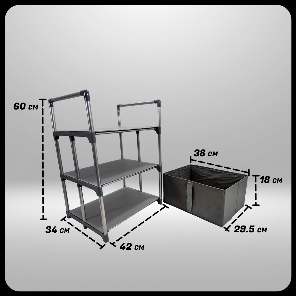 Jual Homedekor Storage rak serbaguna Storage Rack 2 susun | Shopee ...