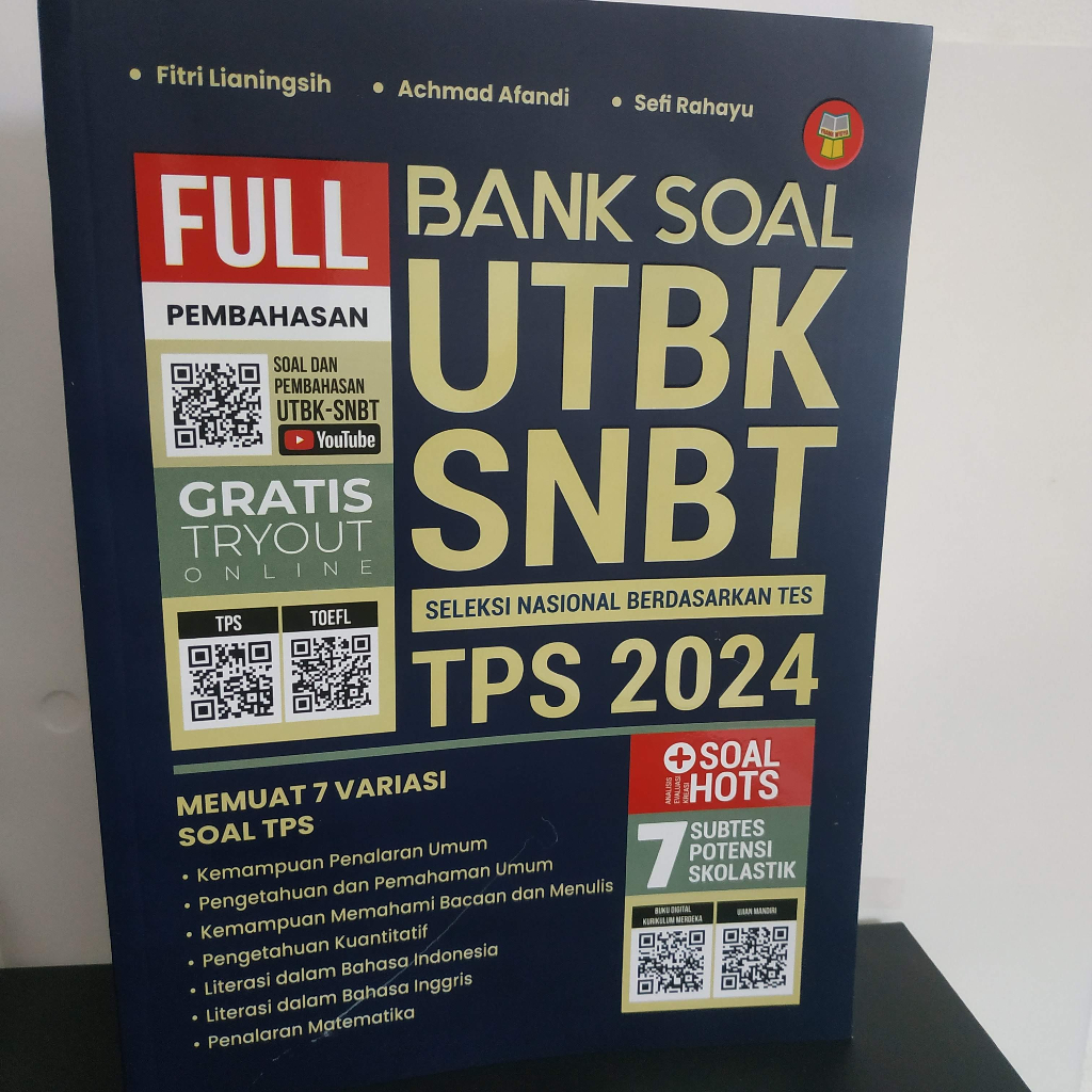 Jual BUKU BANK SOAL UTBK SNBT (seleksi Nasional Berdasarkan Tes) TPS ...