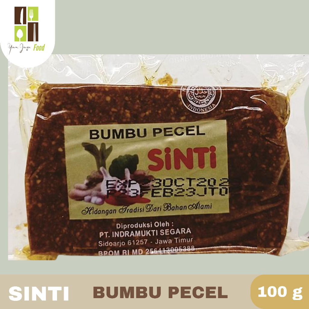 Jual Sinti Bumbu Pecel Bumbu Kacang Praktis Instan 100g Shopee