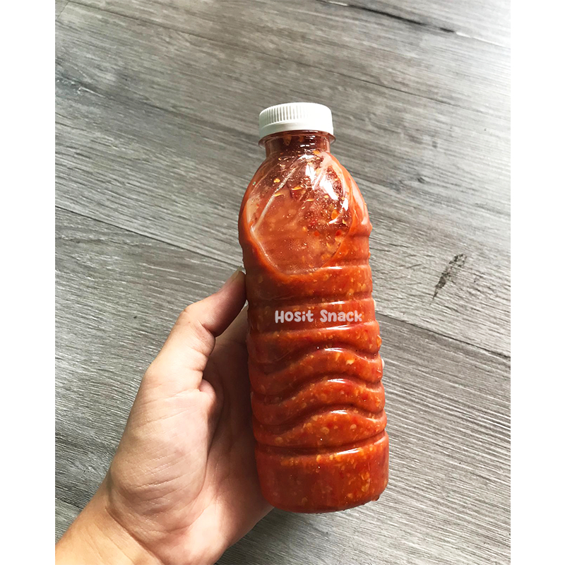 tauco Aceh dalam mangkuk hitam dengan sambal terpisah