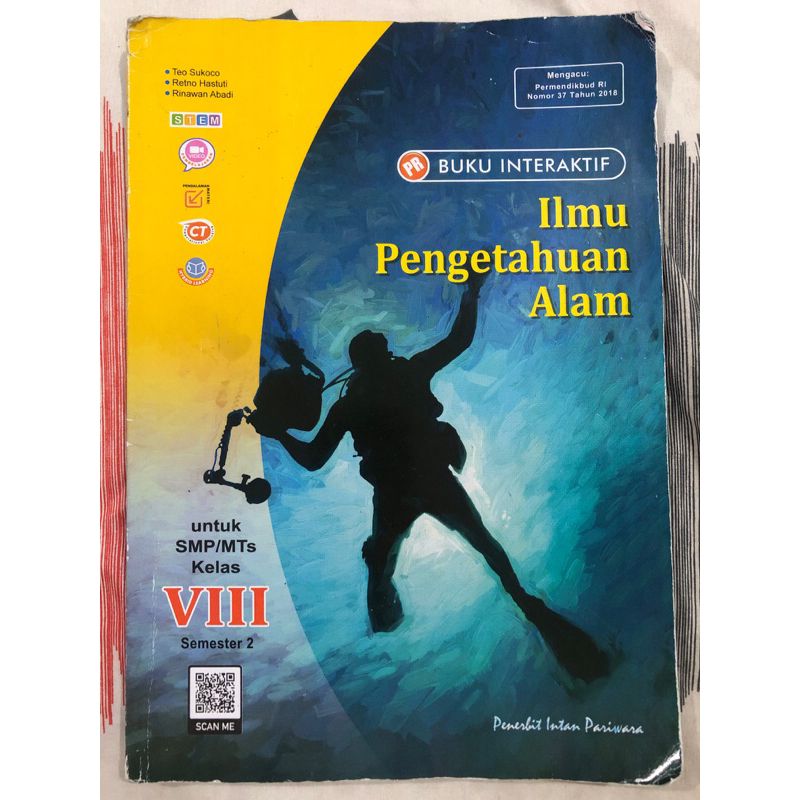 Jual Buku IPA Buku Interaktif Semester 2 Kelas 8 Smp Penerbit Intan ...