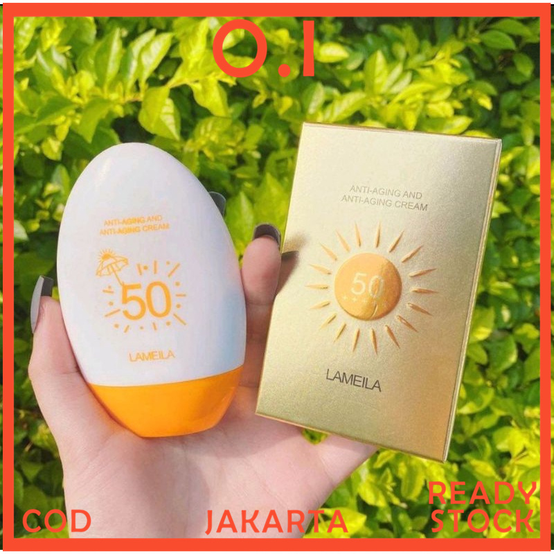 Jual 55gram Lameila Sunblock Cream Pelindung Sinar Matahari Dengan Spf50 Dan Pa Sunscreen Anti 5568