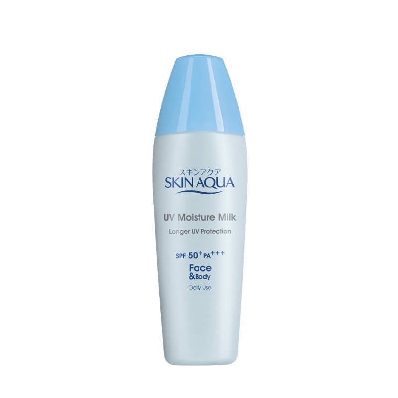Jual Sunscreen skin aqua uv moisture milk spf 50 skinaqua sunscreen ...