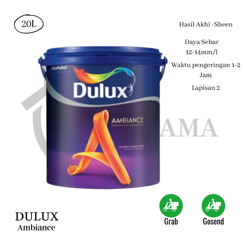 Jual DULUX AMBIANCE 20L | Shopee Indonesia