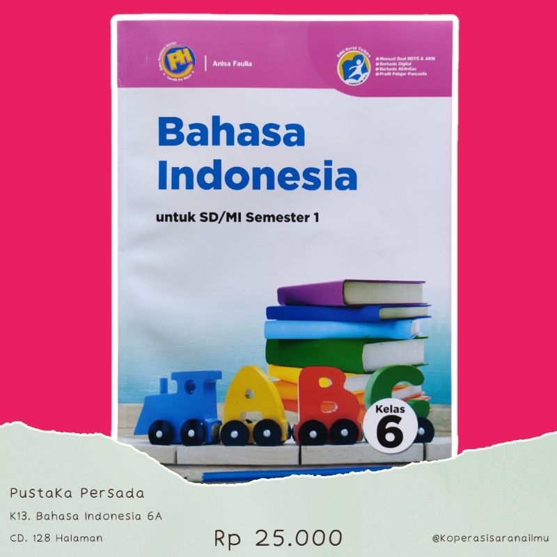 Jual Modul Bahasa Indonesia Kelas 6 Kurikulum 2013 Semester 1 & 2 SD/MI ...