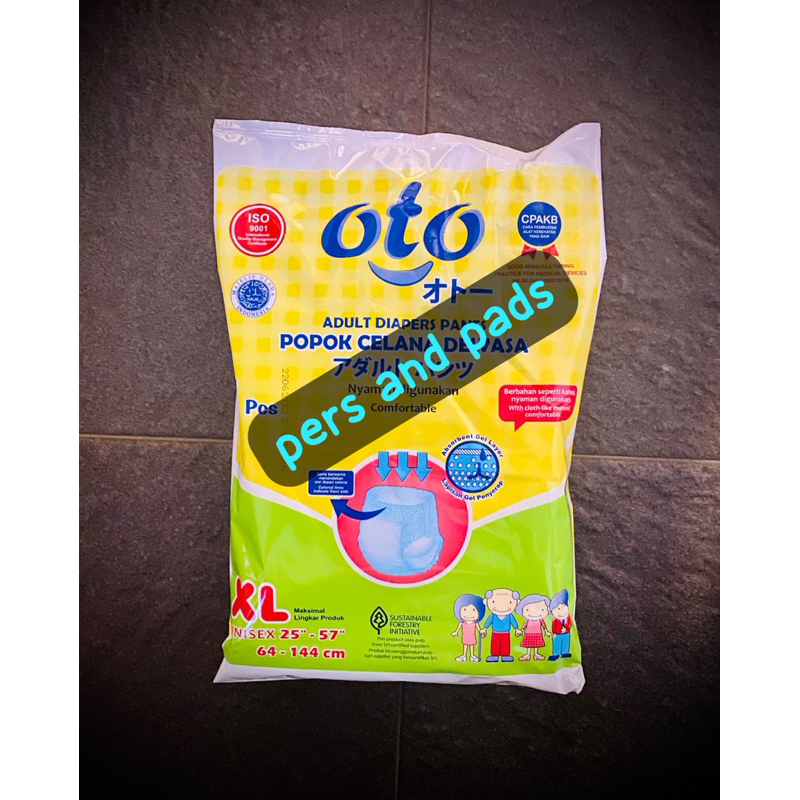 Jual Oto Adults Diapers Pants Xl Shopee Indonesia