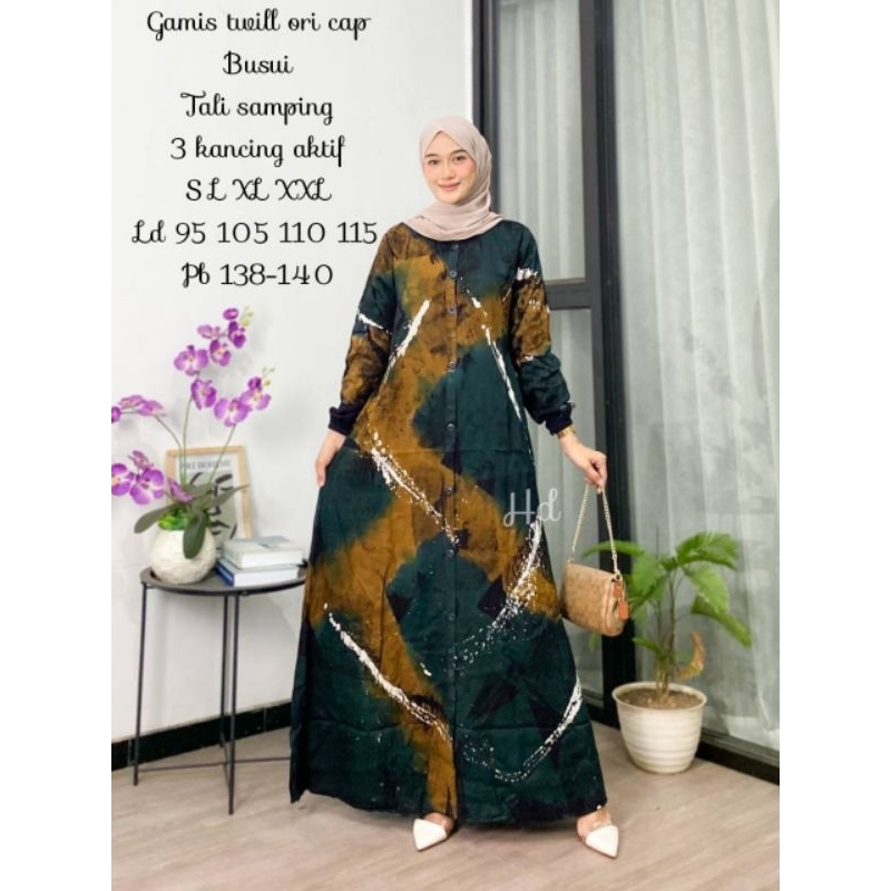 Jual Gamis Twill Ori Motif Best Seller Dan Rayon Twill Ori Motif Terbaru Shopee Indonesia