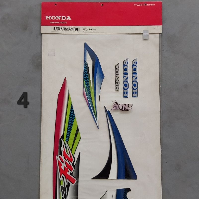 Jual List Sticker Stripe Striping Supra Fit Lama Original 871X0 KRS A10 ...