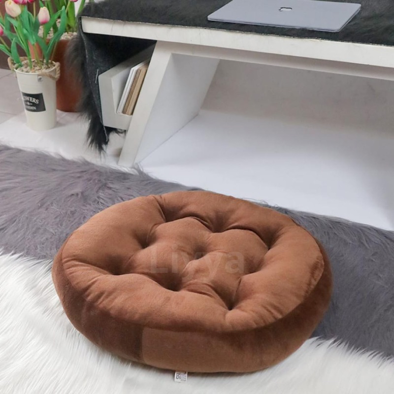 Jual Liyya Cushion Ball Alas Bantal Duduk Bulat Lantai Kursi Sofa ...