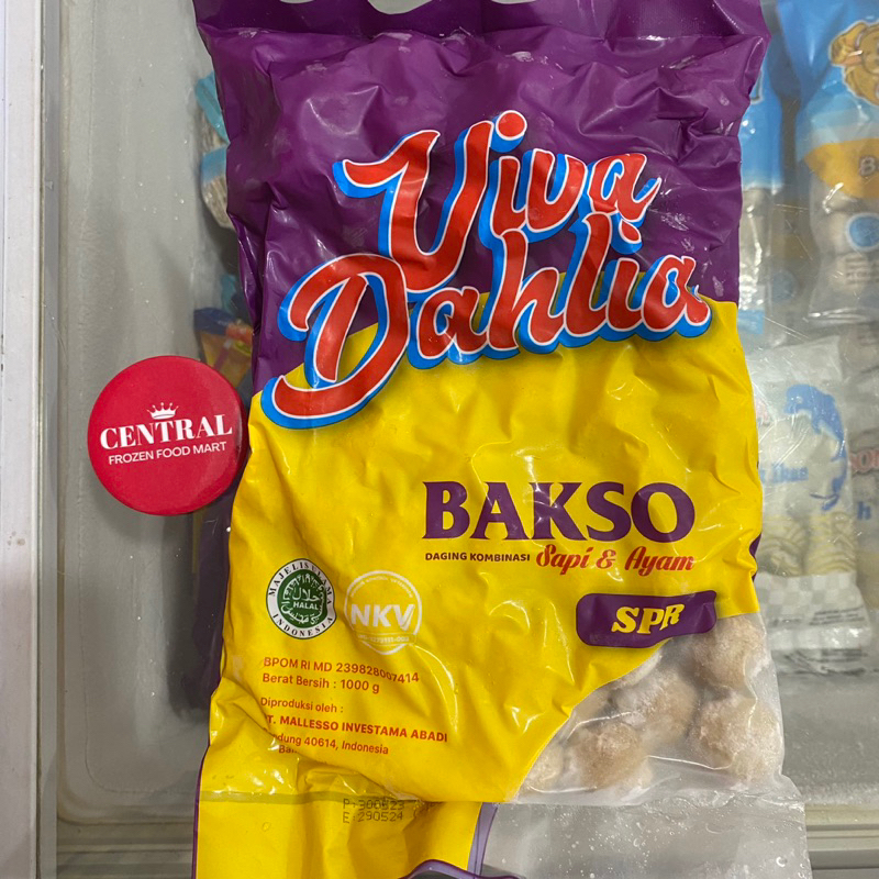 Jual Viva Dahlia Bakso Kombinasi Sapi Ayam 1kg Dan 500gr Shopee Indonesia