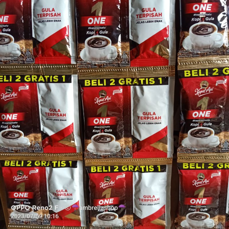 Jual KOPI KAPAL API ONE PISAH GULA 15 PCS Shopee Indonesia