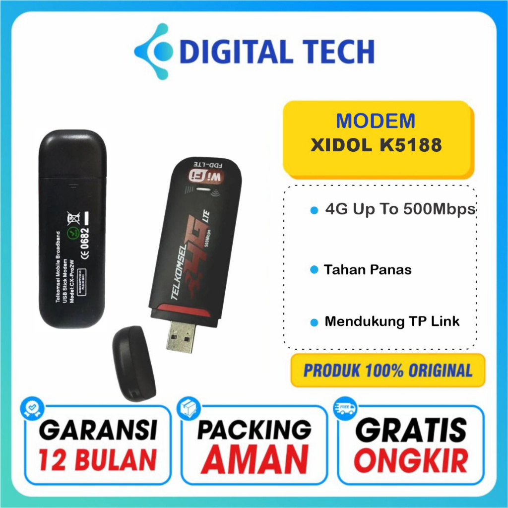 Jual Modem Mifi 4g Lte Modem Usb 500mbps Unlock Xidol K5188 Shopee Indonesia