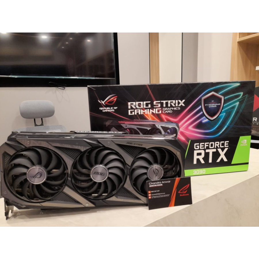 Jual VGA ASUS ROG STRIX GAMING GeForce RTX 3090 /RTX3090 OC 24GB GDDR6X ...
