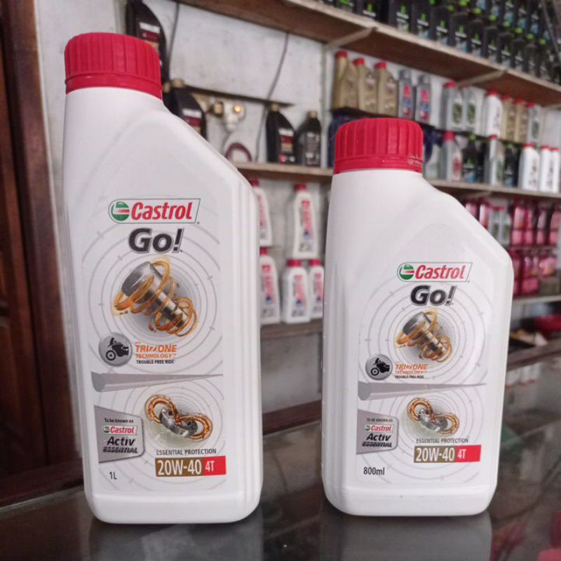 Jual CASTROL GO 4T SAE 20W-40 Oli Mesin Motor | Shopee Indonesia