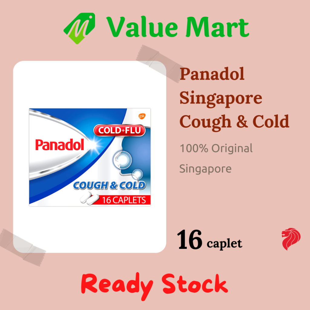 Jual Panadol Cough and Cold Obat Batuk Pilek Flu Tenggorokan Singapore
