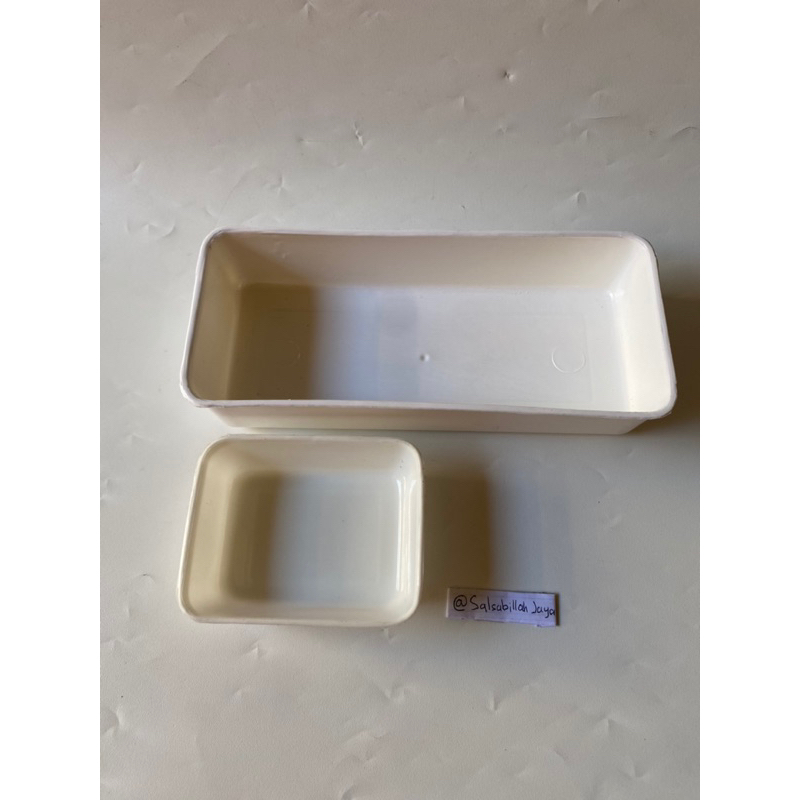 Jual Tempat Kancing Panjang & Kecil Putih Penyimpanan Manik Manik ...
