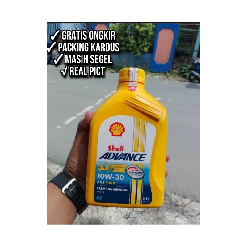 Jual Oli Shell Advance AX5 Original 0 8L Oli Motor Matic Shell Advance