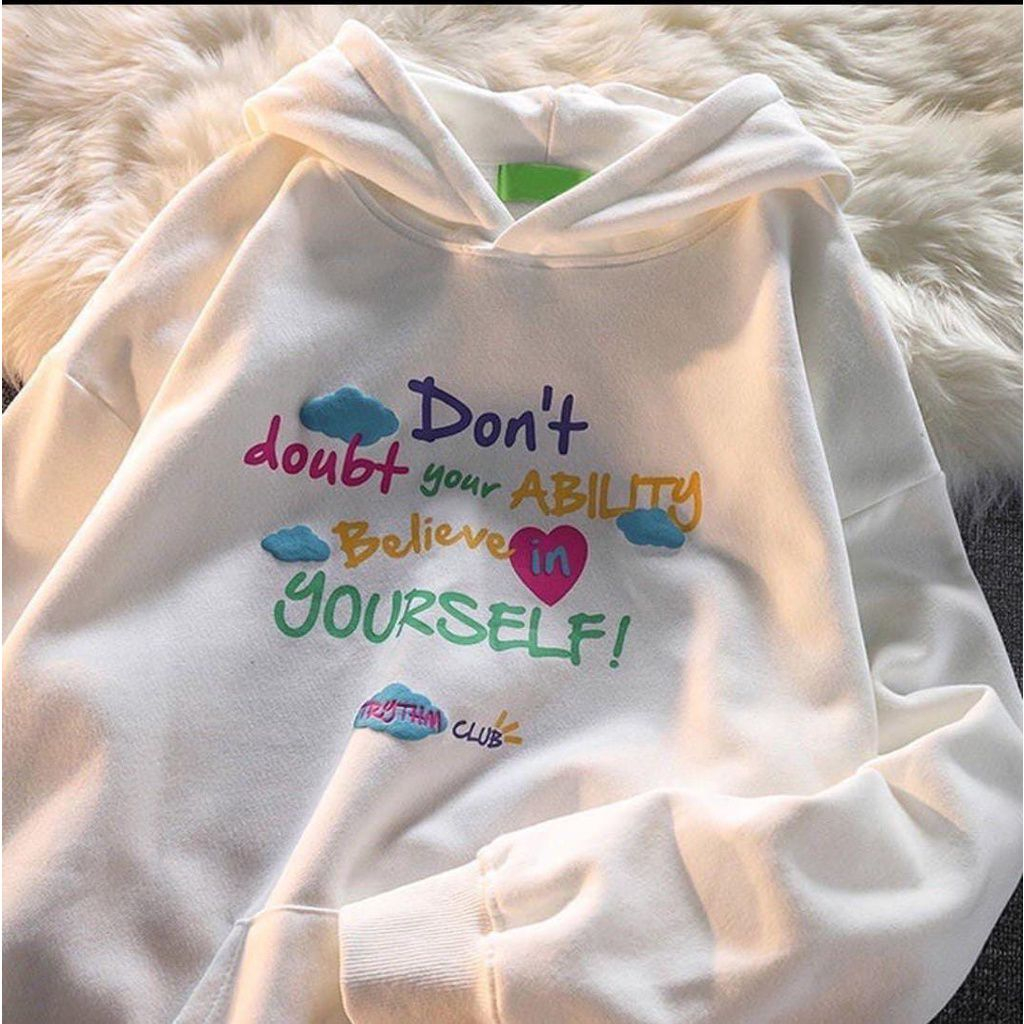 Jual Hoodie Wanita DONT DOUBT Jumper Fullover Sweater || L - XXL ...