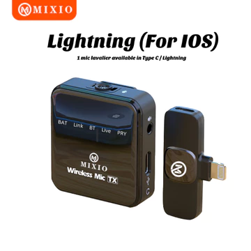 MIXIO T9 T10 Wireless Microphone Professional Mikrofon Lavalier HP