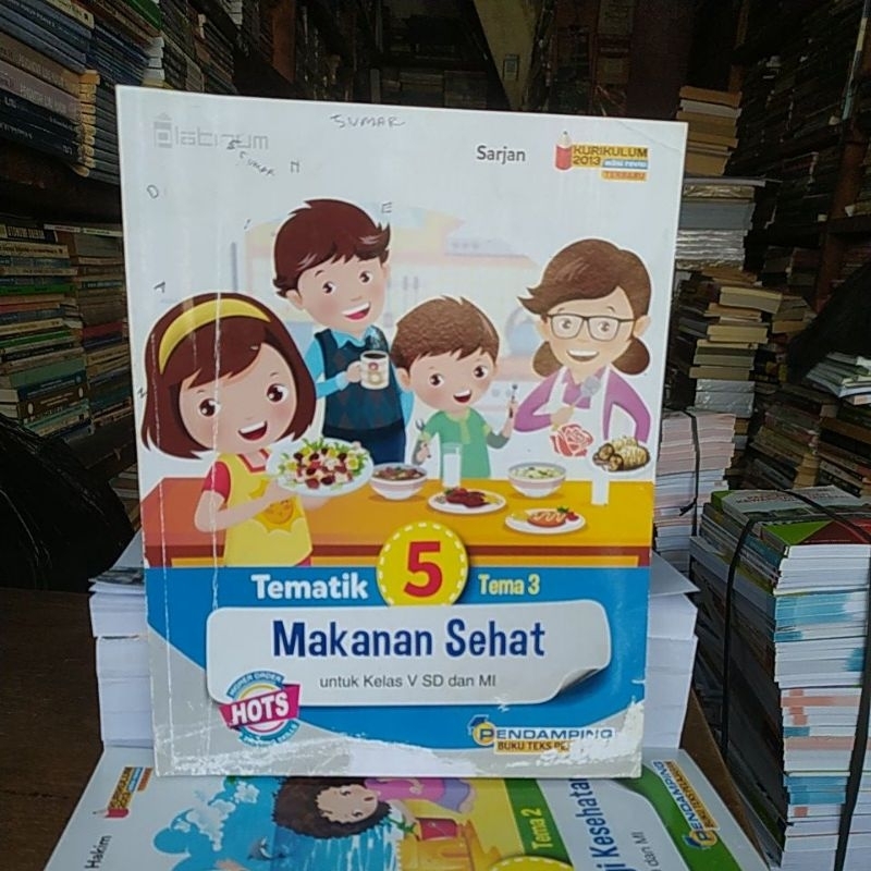 Jual Buku Tematik untuk kelas 5 Tema 1 2 3 4 5 6 7 8 9 kurikulum 2013 ...