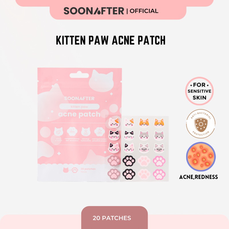 Jual SOONAFTER Kitten Paw Acne Patch / Pimple Patch Cat Kucing Super