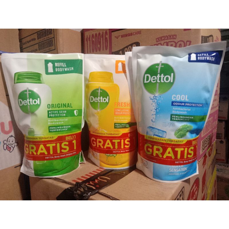 Jual Dettol Body Wash Refill 410ml + 410ml | Shopee Indonesia