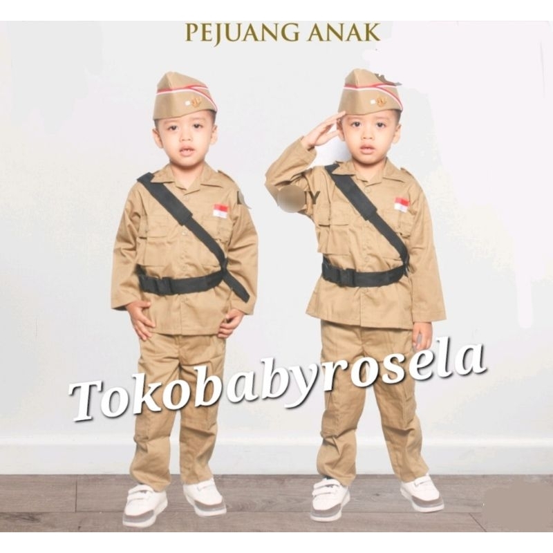 Jual Baju Karnaval Pahlawan Nasional/ Pejuang/ Perang kemerdekaan Anak