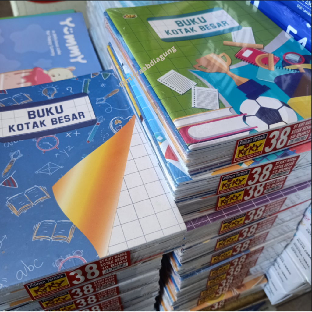 Jual BUKU TULIS WARNA KOTAK BESAR / PACK | Shopee Indonesia