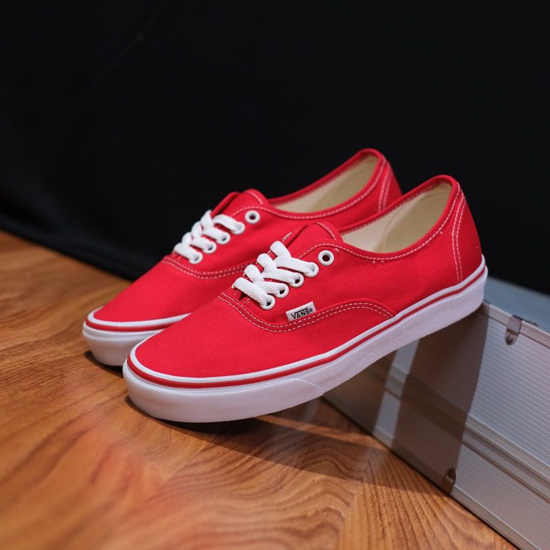 Vans Authentic vintage Red Classic Original