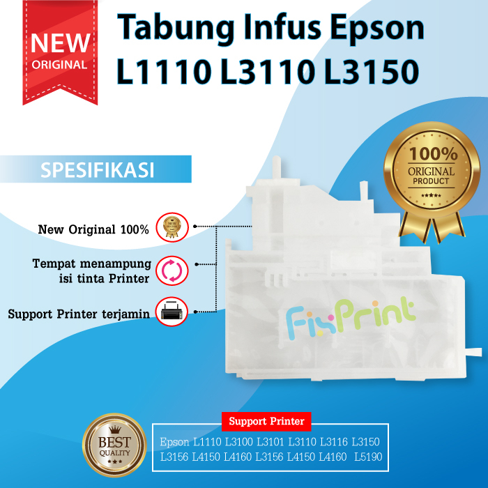 Jual Tabung Tinta Infus Epson L1110 L3110 Ink Tube Printer Ink Tank
