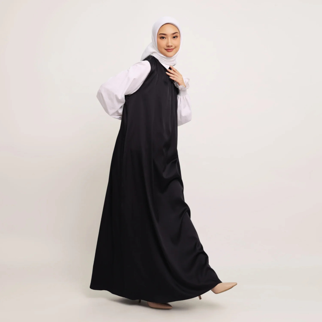 Elzatta Inner Gamis Sleeveless Silk Inner Gamis bahan satin adem terbaru elzatta