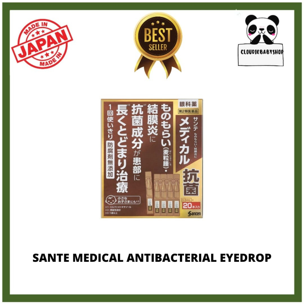 Jual Santen Sante Medical Antibacterial eye drops 20 Japan Obat Mata