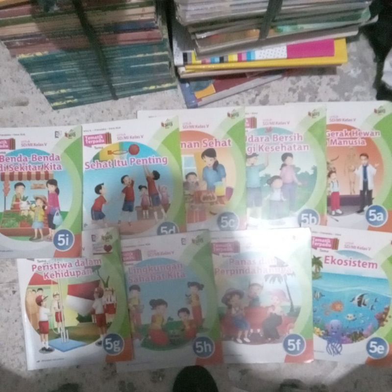 Jual Tematik Terpadu Kelas 5 SD A,B,C,D,E,F,G,H,I Kurikulum 2013 Edisi ...