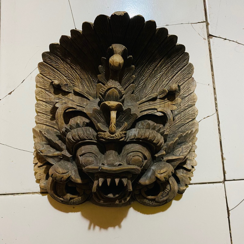 Jual Topeng Hiasan Dinding Patung Barong Asli Bali Shopee Indonesia