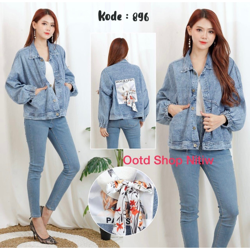 Jual Ootd Jaket Jeans Chavva Perpaduan Jaket Sava Cabera Shopee Indonesia 5970